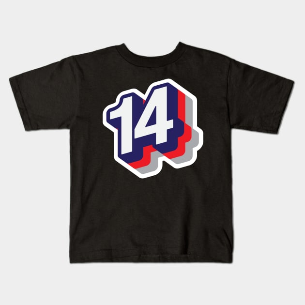 14 Kids T-Shirt by MplusC